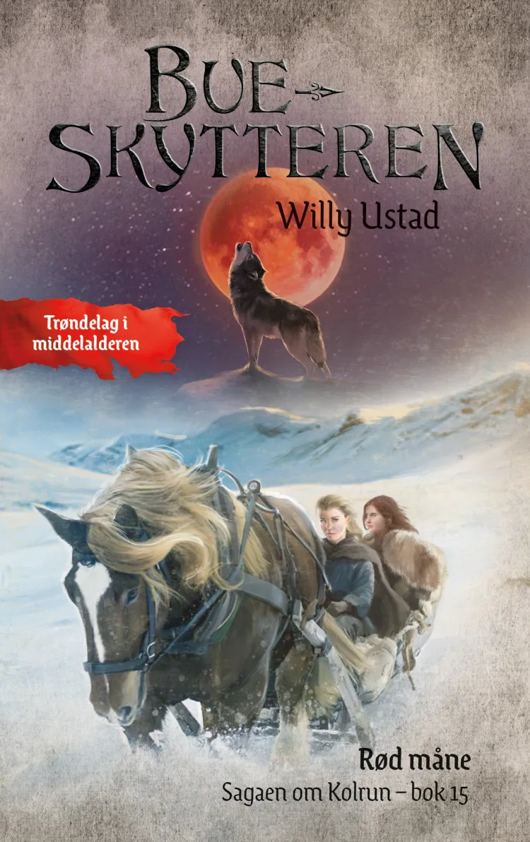 Omslag Rød måne av Willy Ustad (Heftet)
