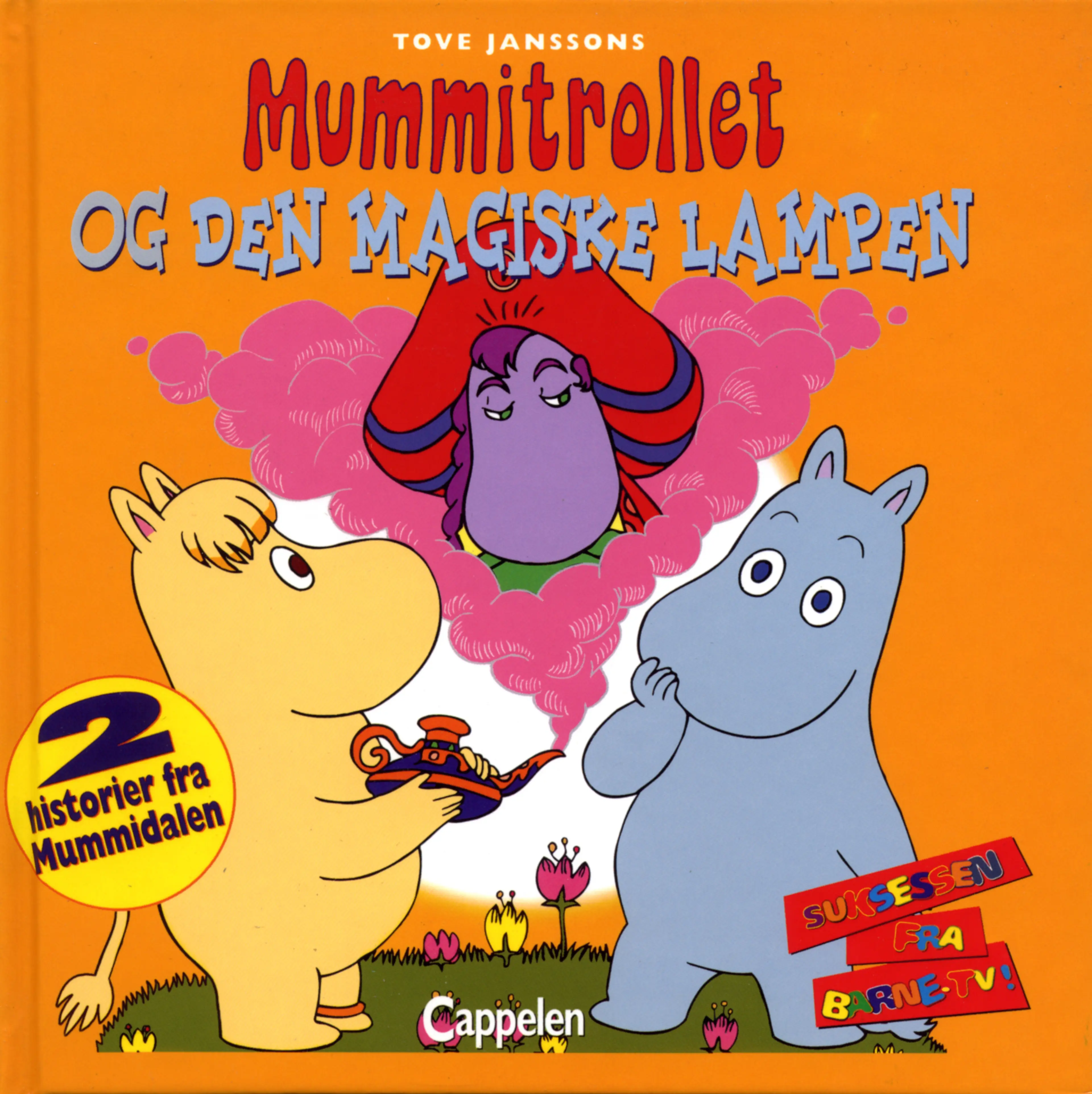 Omslag Mummitrollet og den magiske lampen av Tove Jansson (Innbundet)