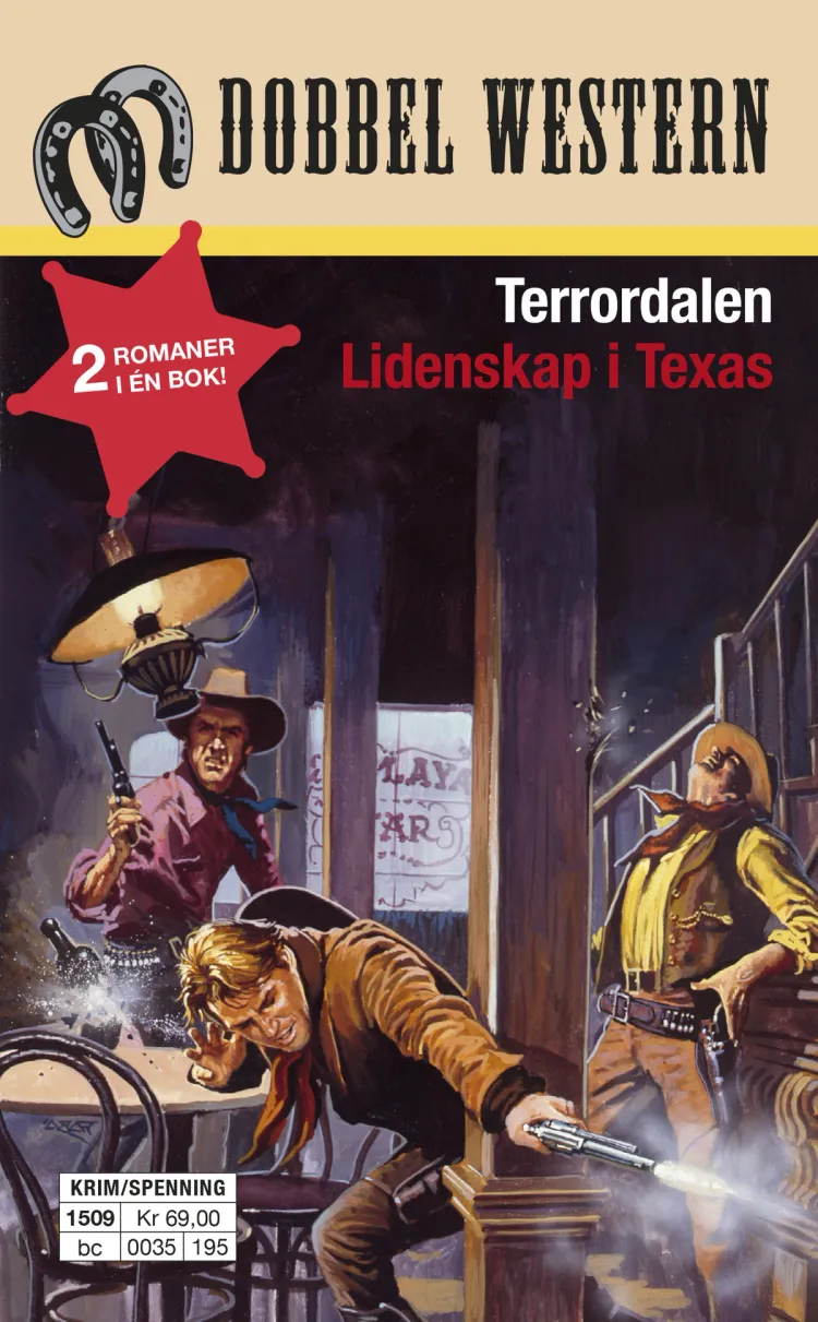Omslag Terrordalen/Lidenskap i Texas av Jackson Cole og Matt Kincaid (Heftet)