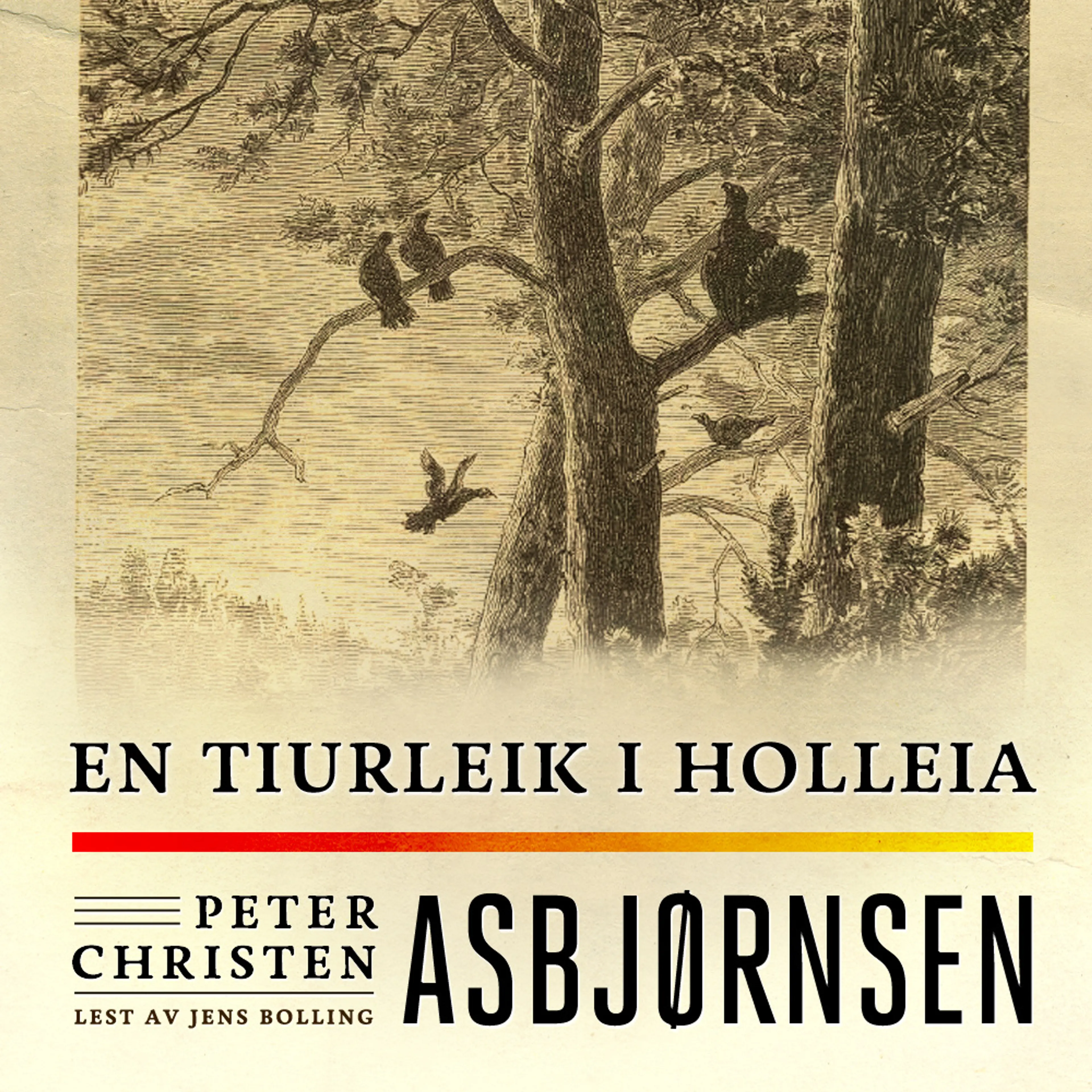 Omslag En tiurleik i Holleia av Peter Christen Asbjørnsen (Lydbok)