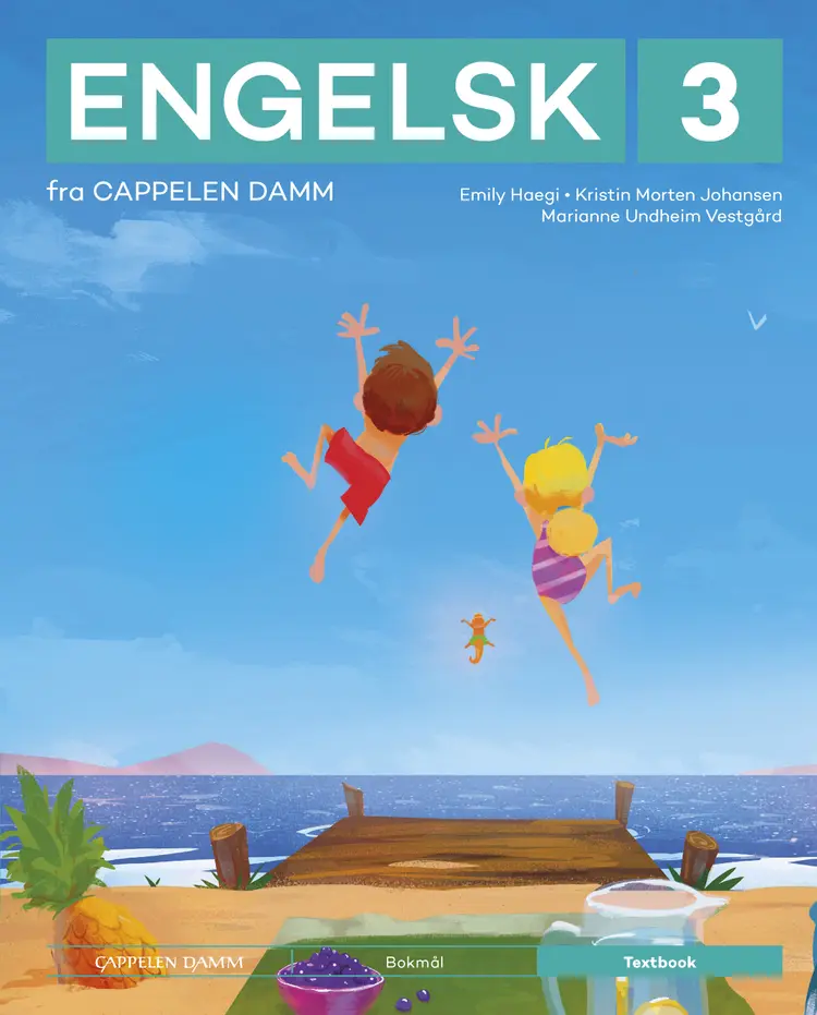 Omslag Engelsk 3 fra Cappelen Damm Textbook av Emily Haegi, Kristin Morten Johansen og Marianne Undheim Vestgård (Innbundet)
