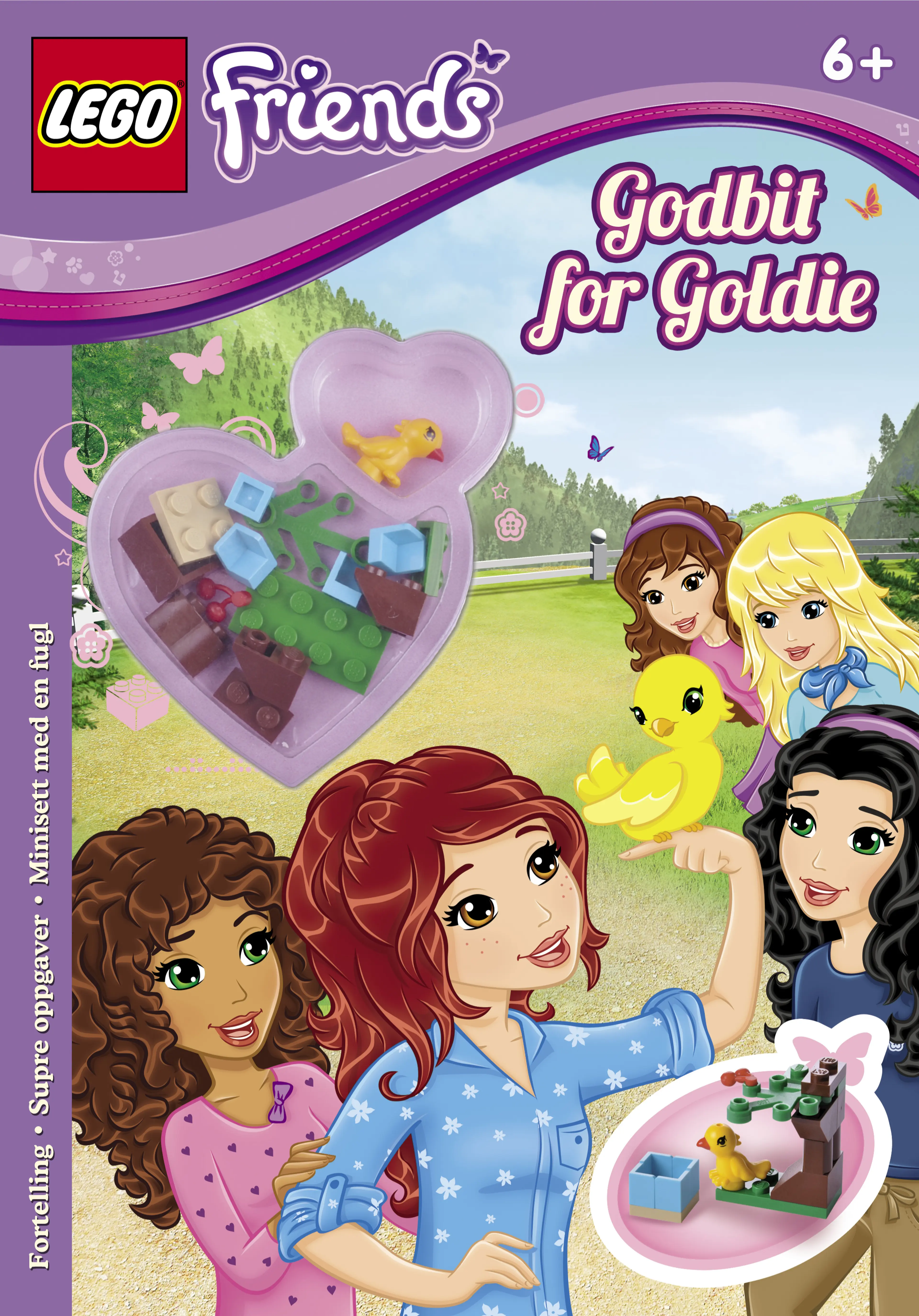 Omslag LEGO® Friends - Godbit for Goldie (Heftet)