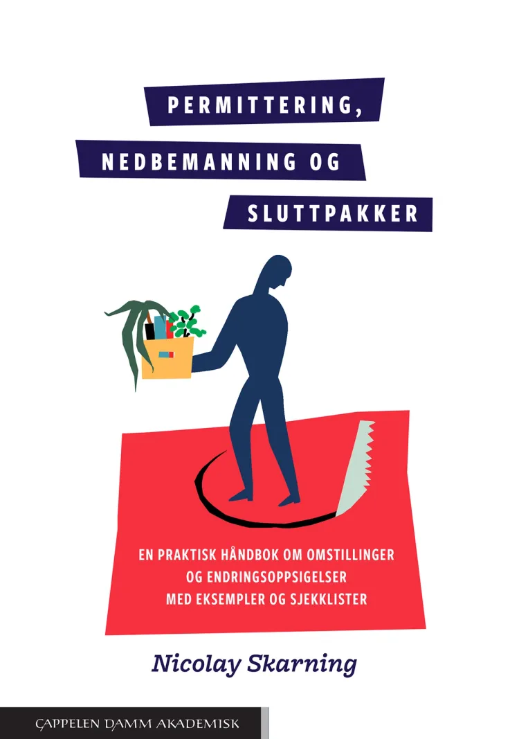 Omslag Permittering, nedbemanning og sluttpakker av Nicolay Skarning (Innbundet)