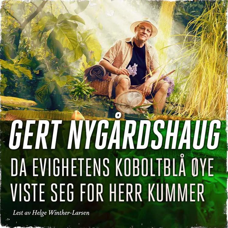 Omslag Da evighetens koboltblå øye viste seg for herr Kummer av Gert Nygårdshaug (Lydbok)