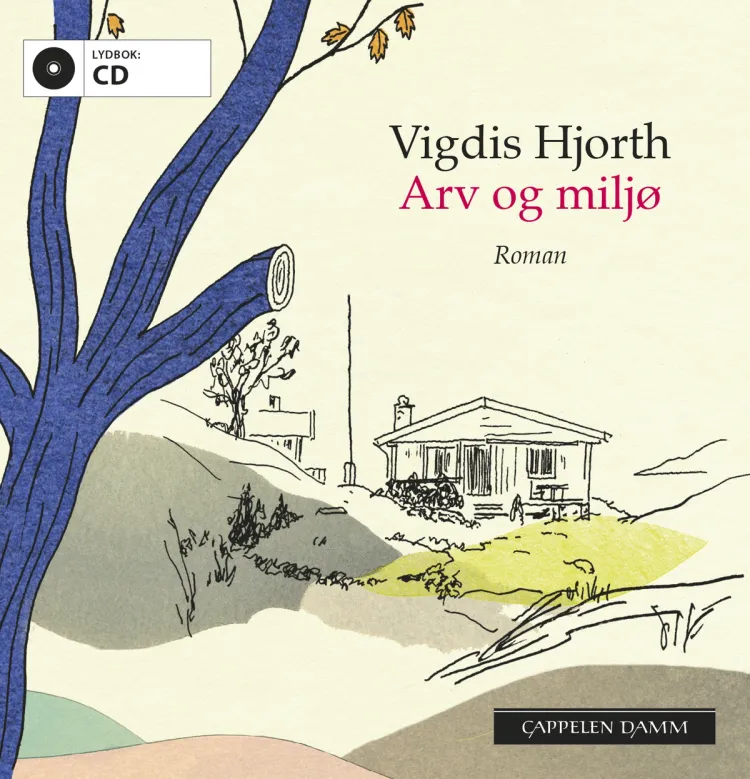Omslag Arv og miljø av Vigdis Hjorth (CD)