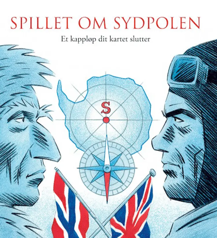 Omslag Spillet om Sydpolen av Jon Ewo (Lydbok)