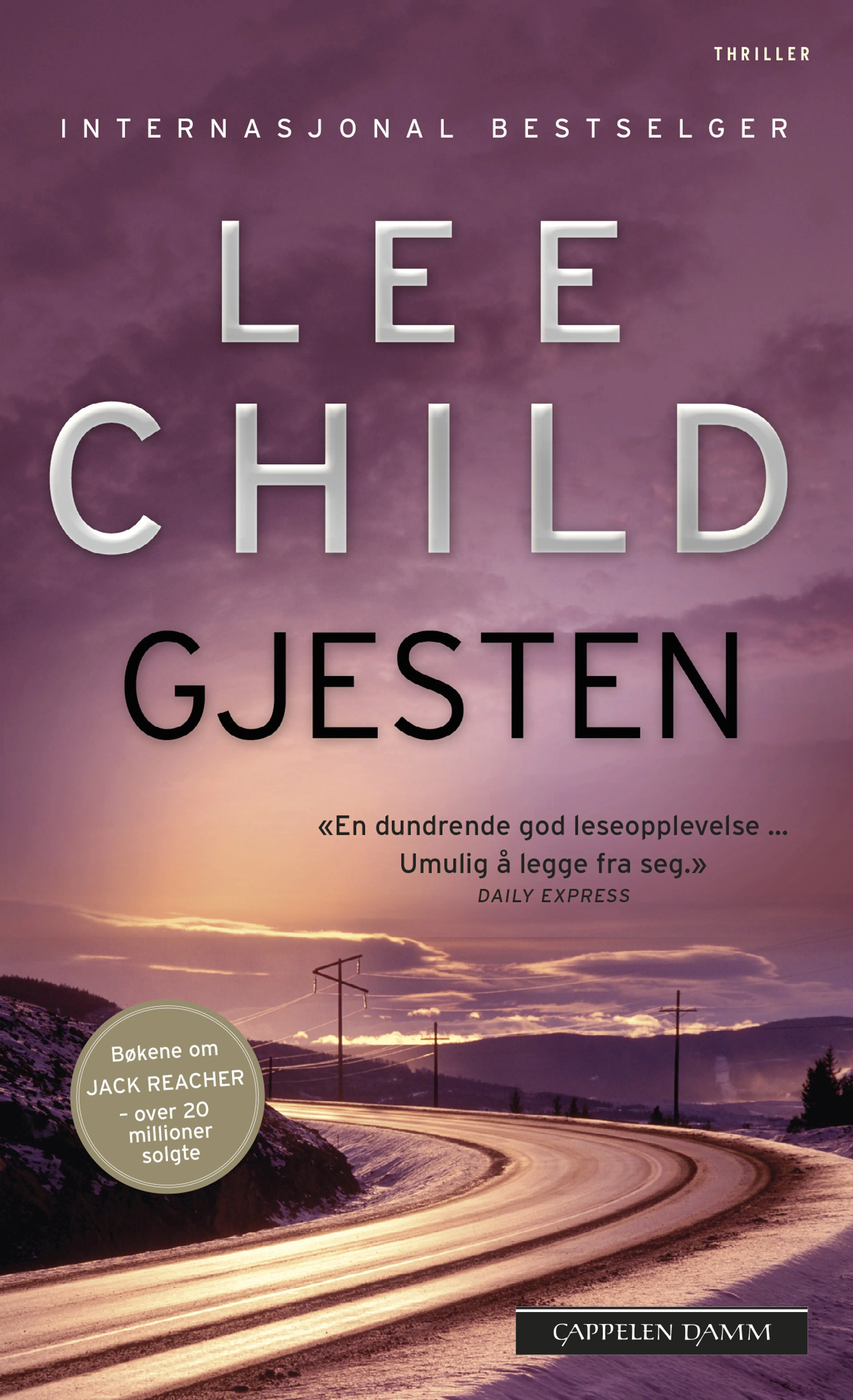 Omslag Gjesten av Lee Child (Heftet)