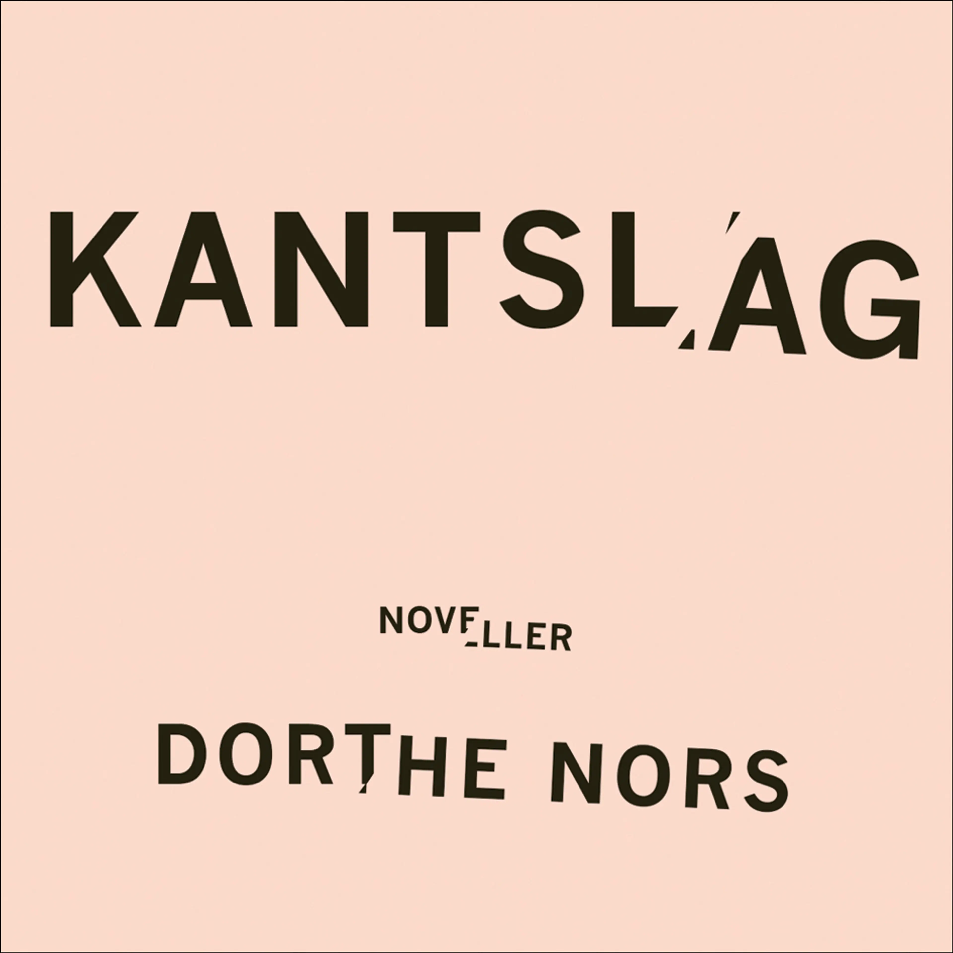 Omslag Kantslag av Dorthe Nors (Lydbok)