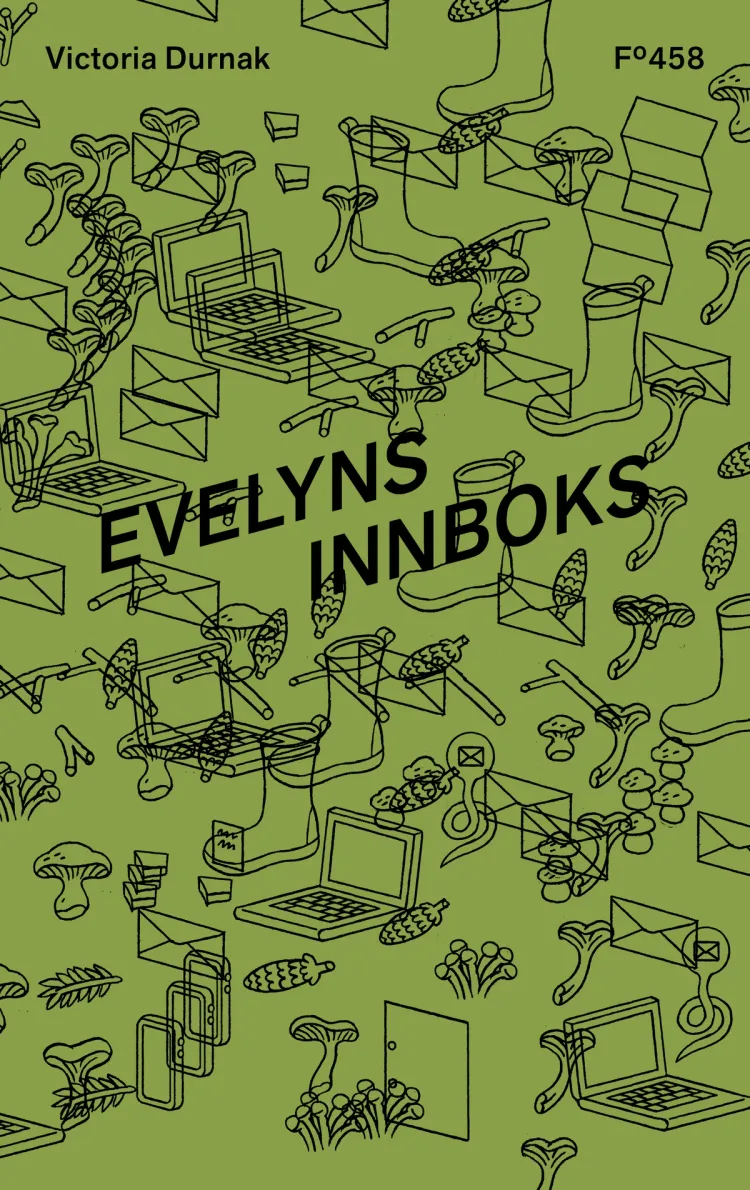 Omslag Evelyns innboks av Victoria Durnak (Innbundet)