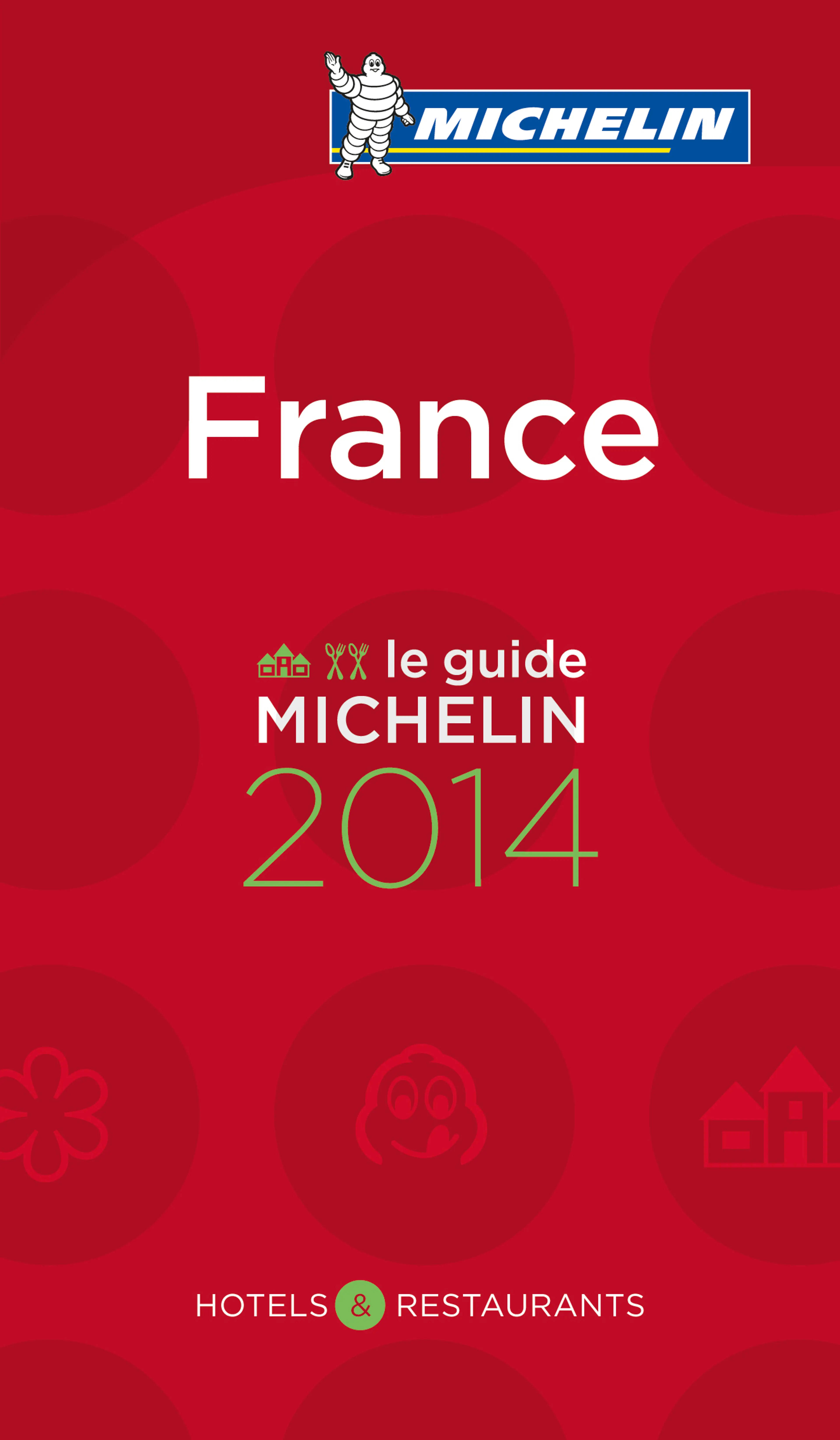 Omslag Frankrike 2014 (MI rød guide) av Michelin (Heftet)