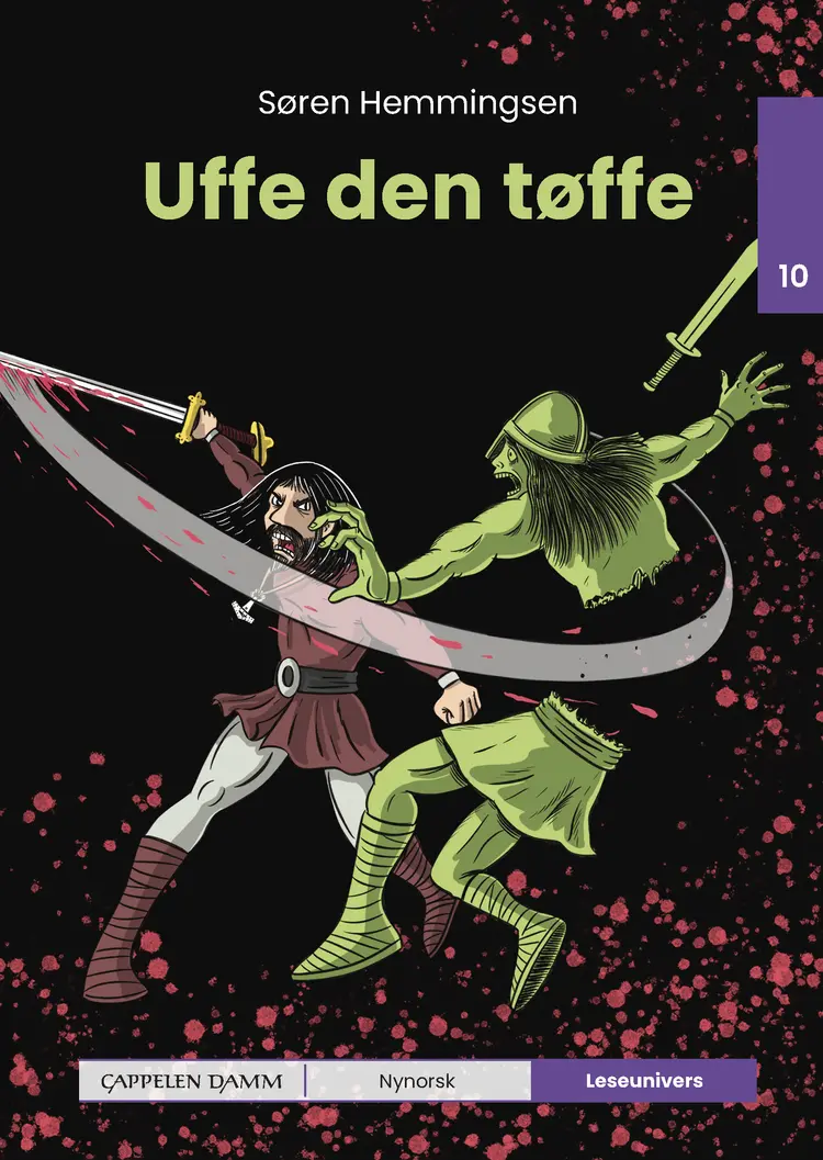 Omslag Leseunivers 10: Uffe den tøffe av Søren Hemmingsen (Innbundet)