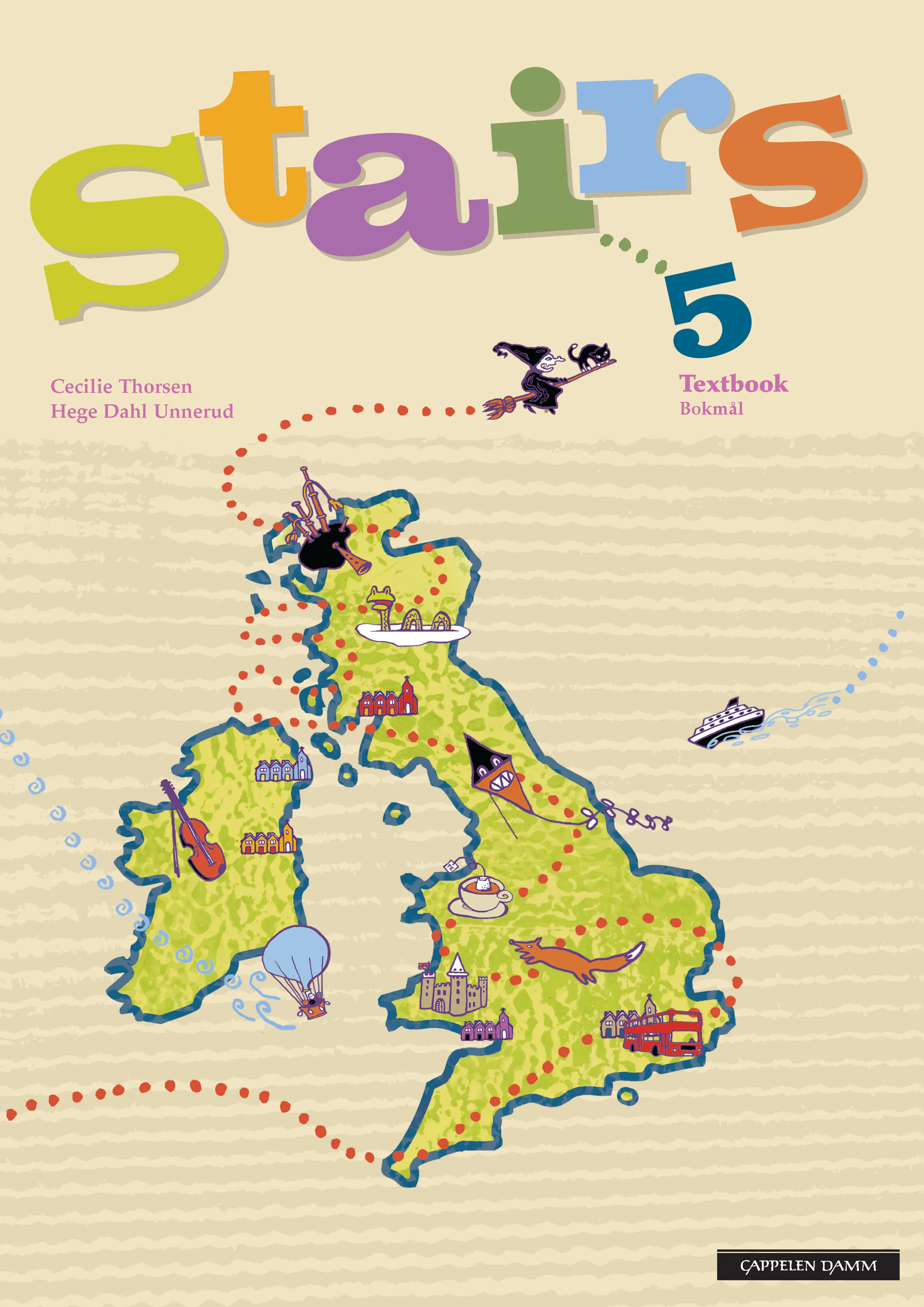 Omslag Stairs 5 Textbook av Cecilie Thorsen og Hege Dahl Unnerud (Innbundet)