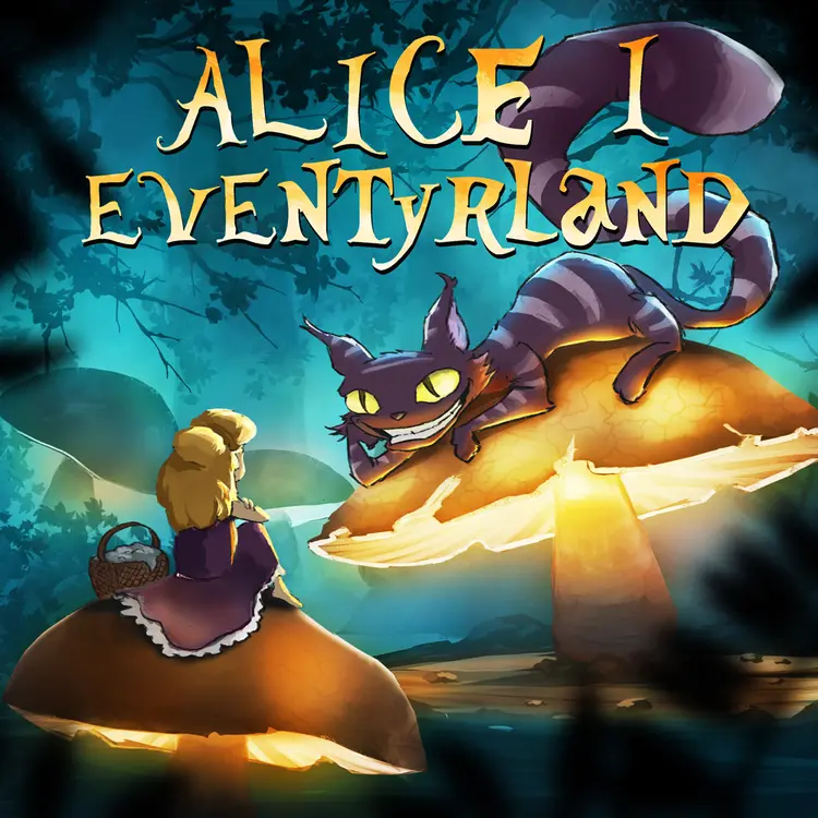 Omslag Alice i Eventyrland av Lewis Carroll (Lydbok)