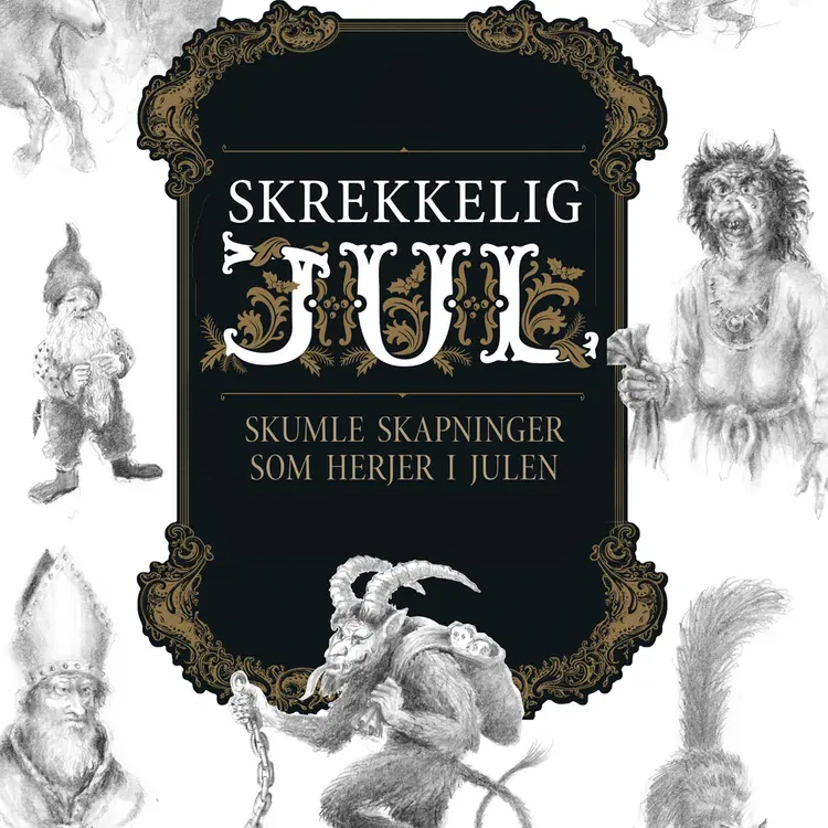 Omslag Skrekkelig jul av Sveinung Lutro (Lydbok)