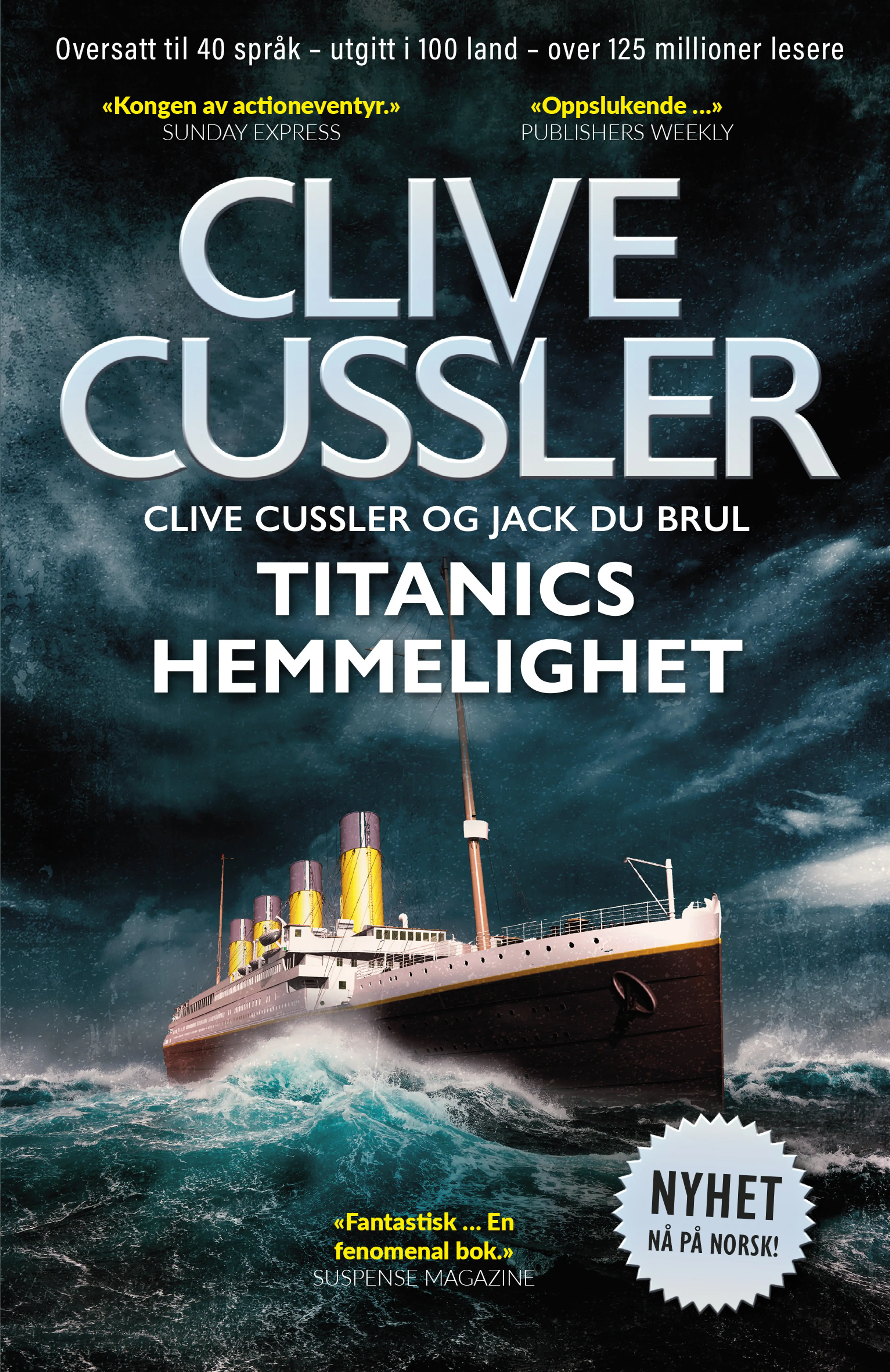 Omslag Titanics hemmelighet av Clive Cussler og Jack Du Brul (Ebok)