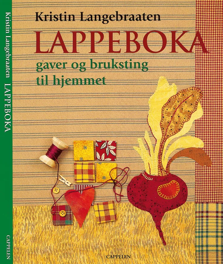 Omslag Lappeboka av Langebraaten Kristin (Innbundet)