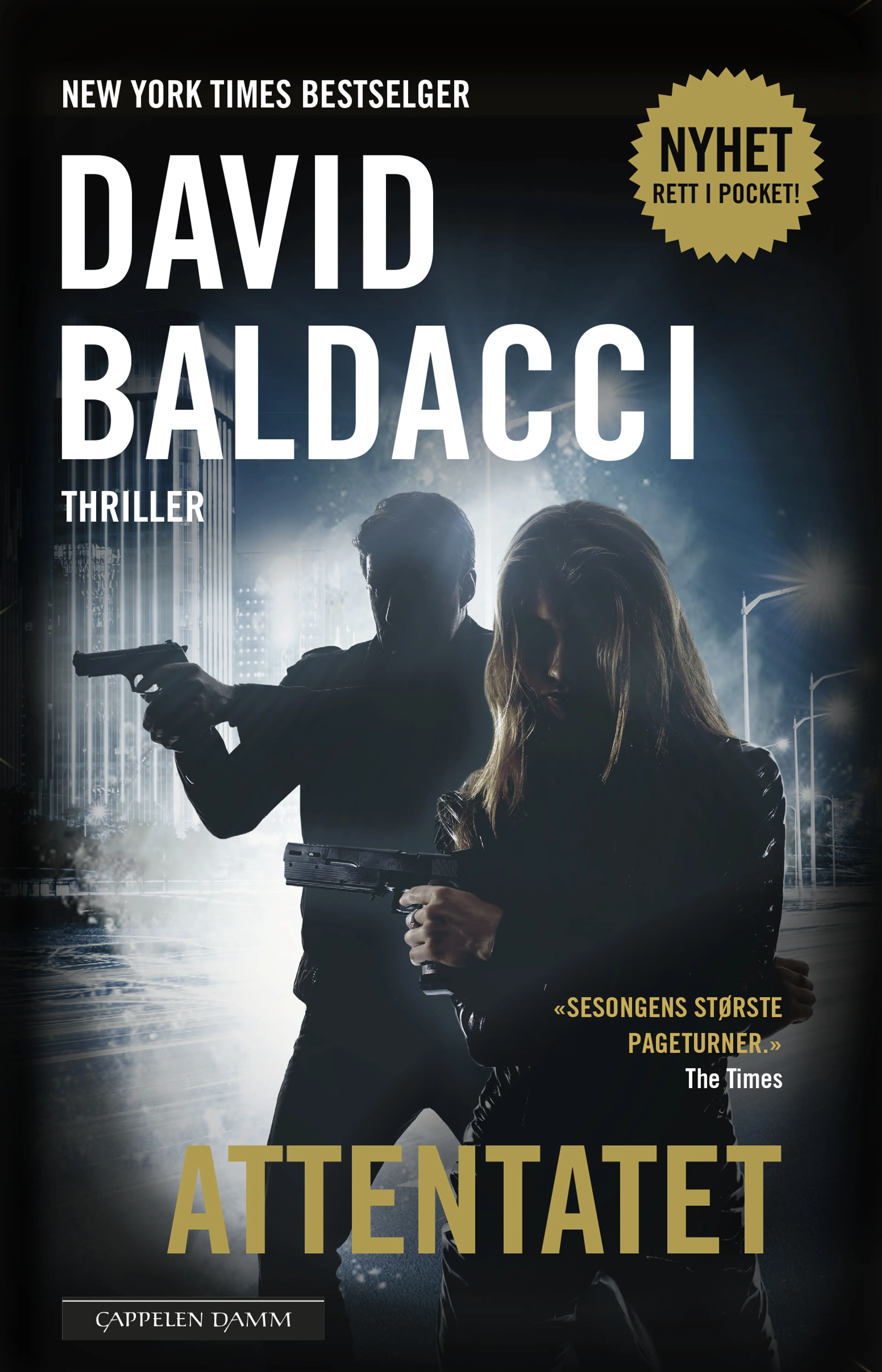 Omslag Attentatet av David Baldacci (Heftet)