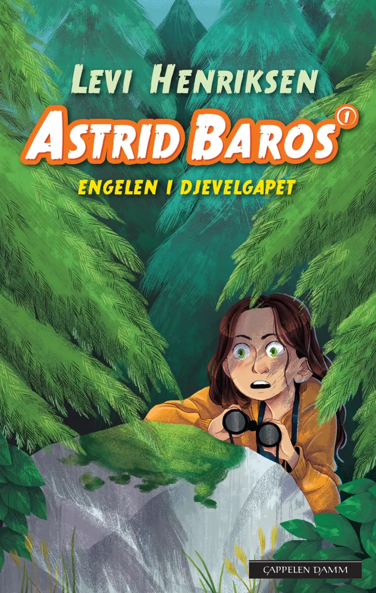 Omslag Astrid Baros 1: Engelen i Djevelgapet av Levi Henriksen (Heftet)