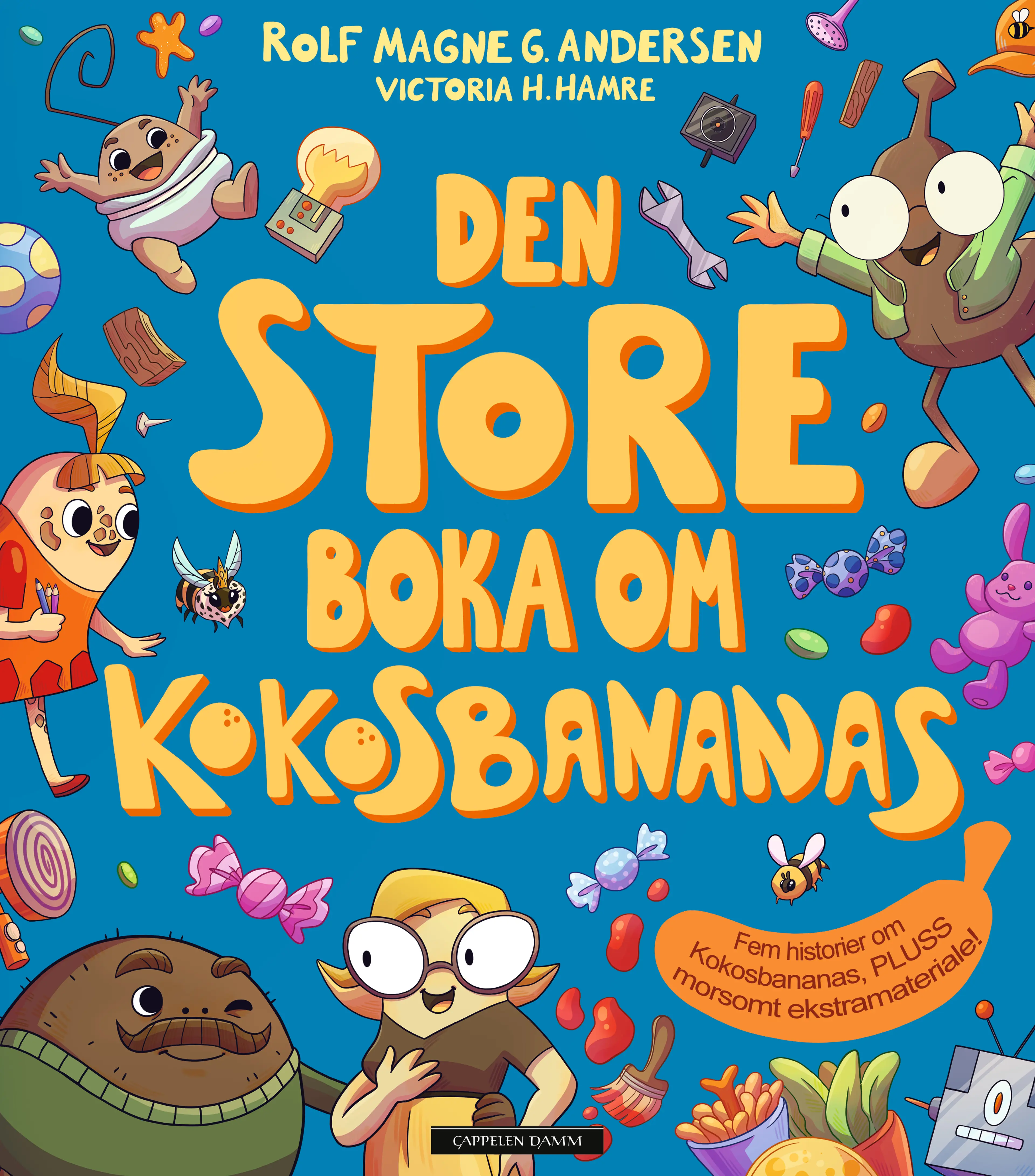 Omslag Den store boka om Kokosbananas av Rolf Magne G. Andersen (Innbundet)