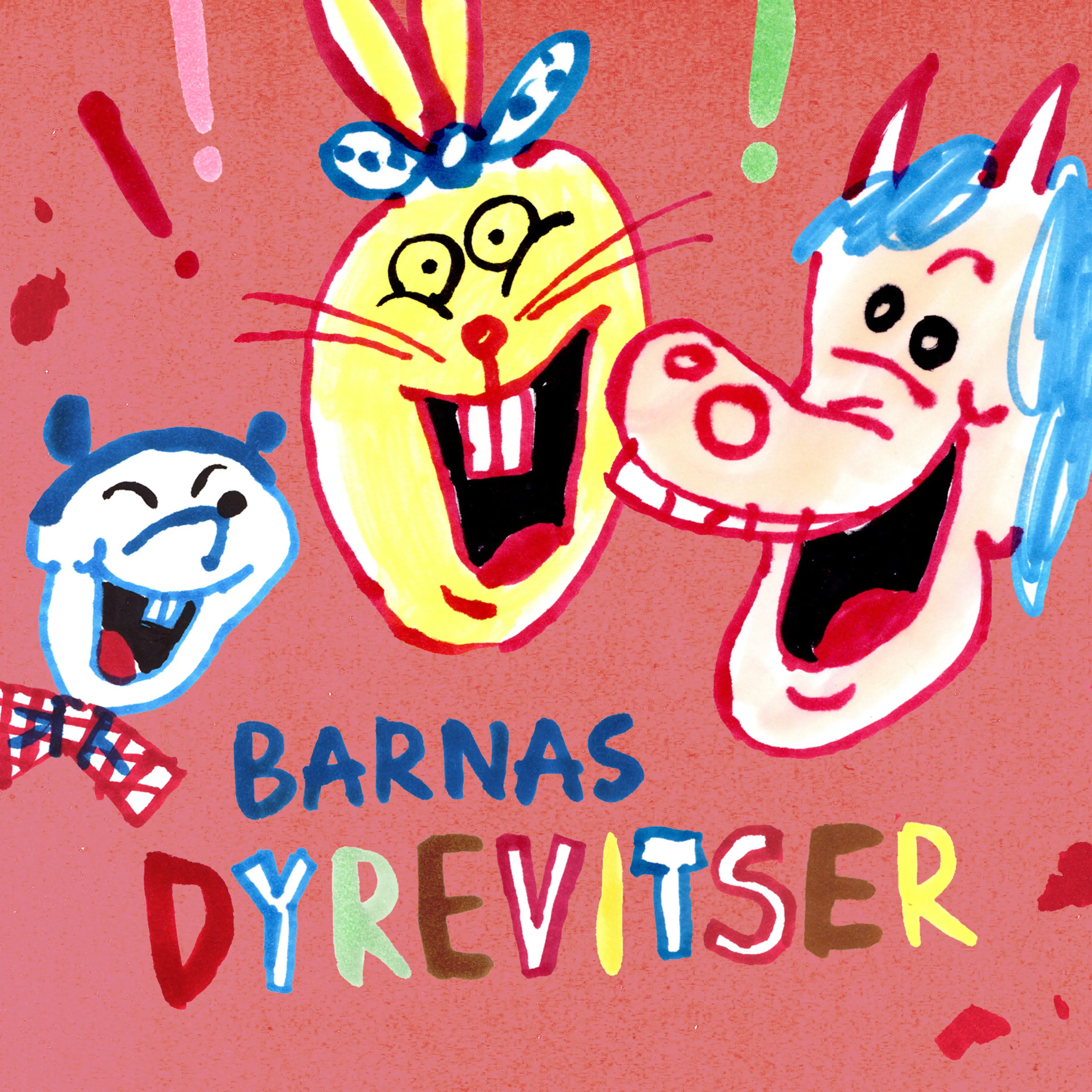 Omslag Barnas dyrevitser av Barnas Vitser (Lydbok)