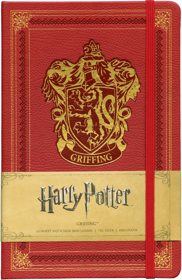 Omslag Harry Potter Griffing notatbok (Innbundet)