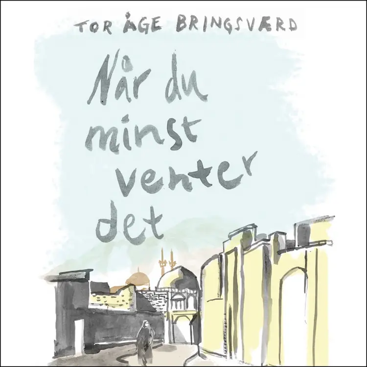 Omslag Når du minst venter det av Tor Åge Bringsværd (Lydbok)