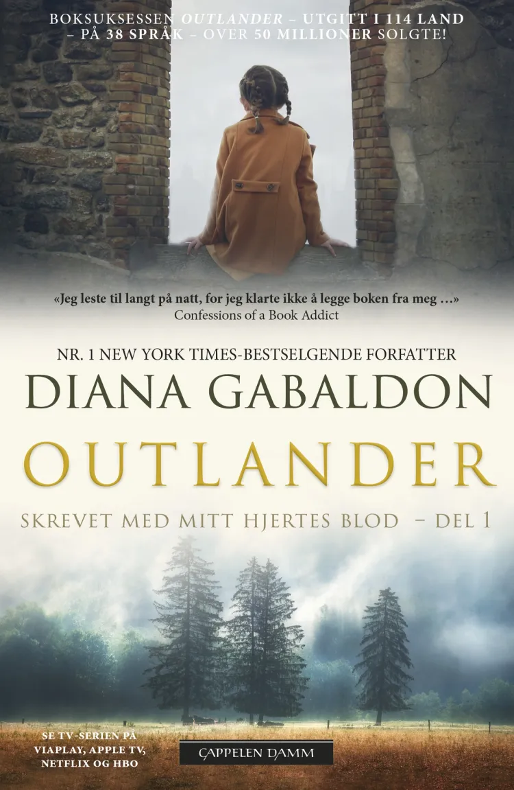 Omslag Skrevet med mitt hjertes blod – del 1 av Diana Gabaldon (Ebok)