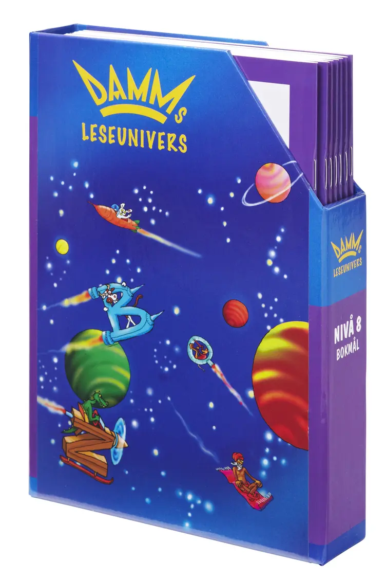 Omslag Damms leseunivers 1 Nivå 8 av Birgit Eriksson (Eske)