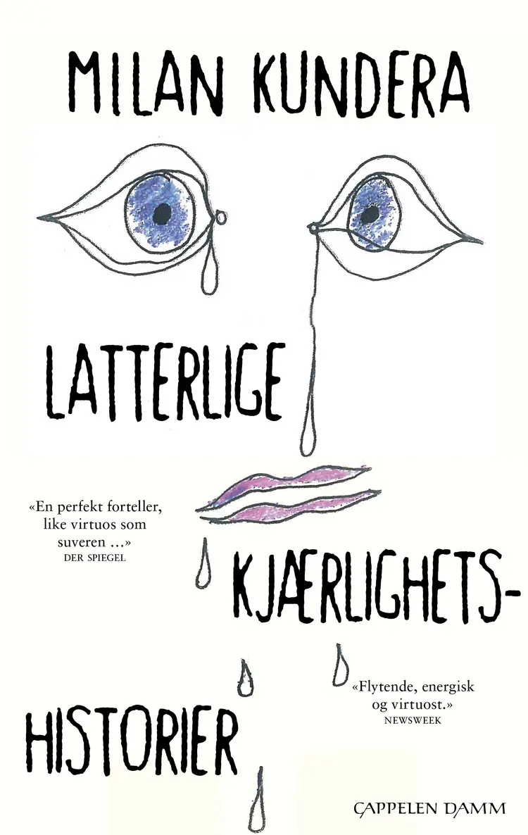 Omslag Latterlige kjærlighetshistorier av Milan Kundera (Heftet)