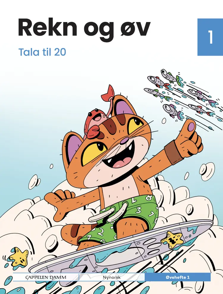 Omslag Rekn og øv 1 (Heftet)