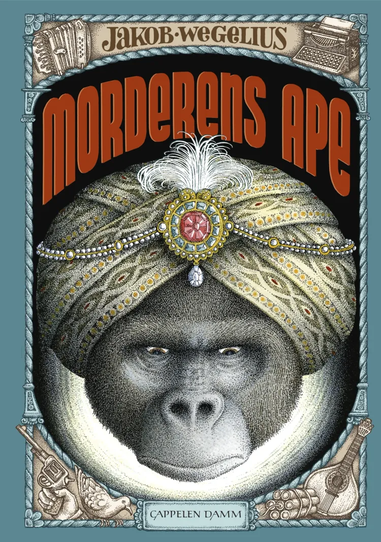 Omslag Morderens ape av Jakob Wegelius (Innbundet)