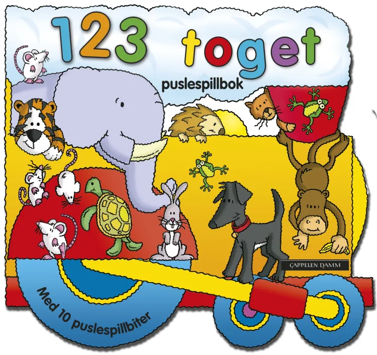 Omslag 123 toget (Innbundet)