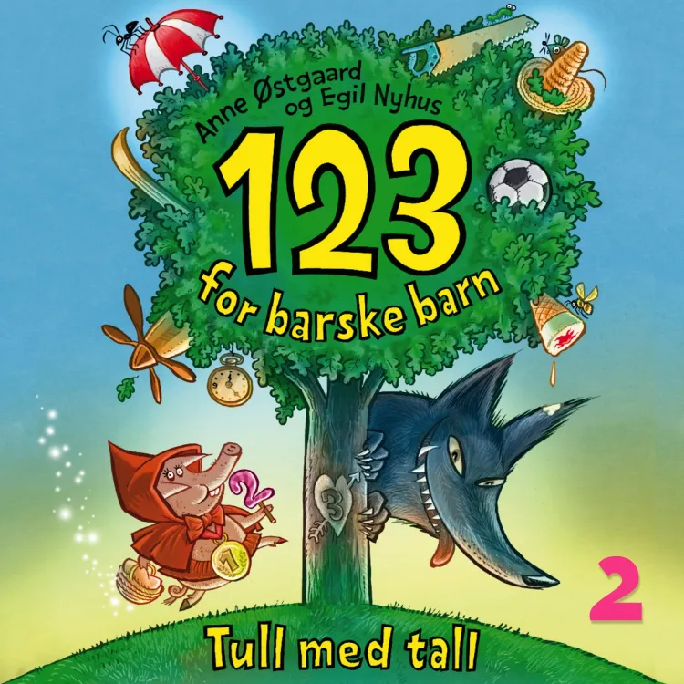 Omslag 123 for barske barn av Anne Østgaard (Lydbok)