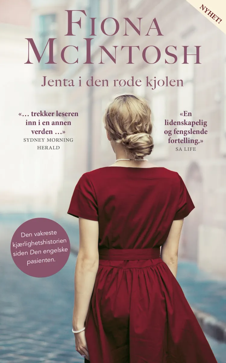 Omslag Jenta i den røde kjolen av Fiona McIntosh (Ebok)