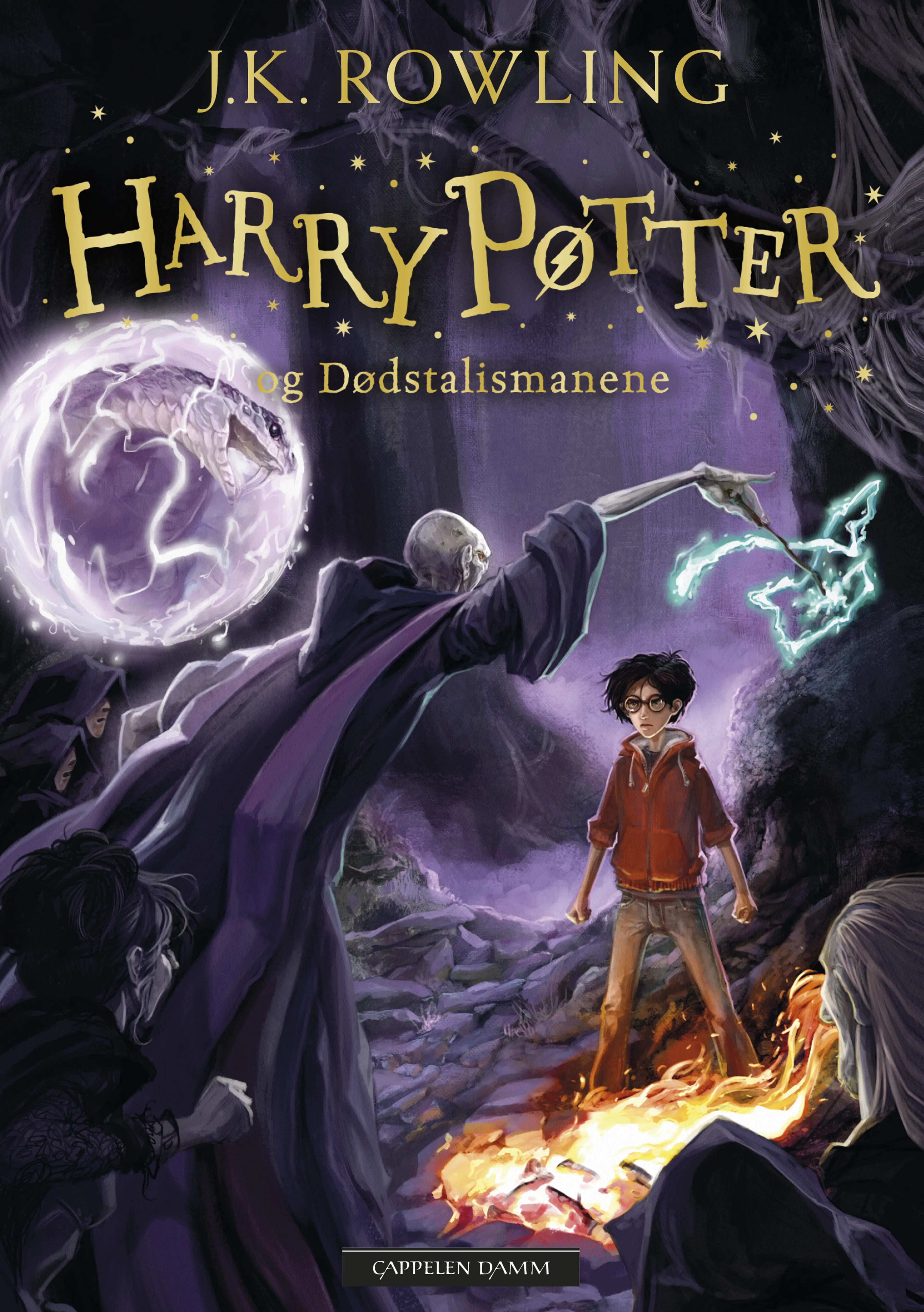 Omslag Harry Potter og Dødstalismanene av J.K. Rowling (Innbundet)