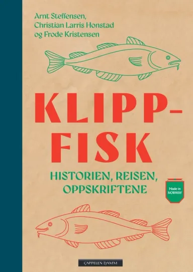 Omslag Klippfisk av Frode Kristensen, Christian Larris Honstad og Arnt Steffensen (Innbundet)