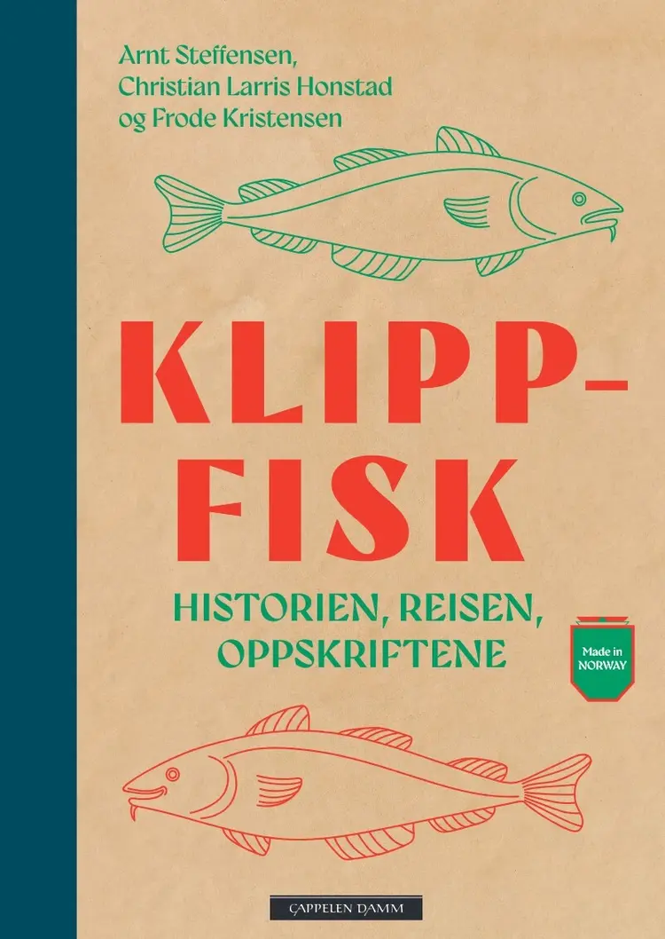 Omslag Klippfisk av Frode Kristensen, Christian Larris Honstad og Arnt Steffensen (Innbundet)