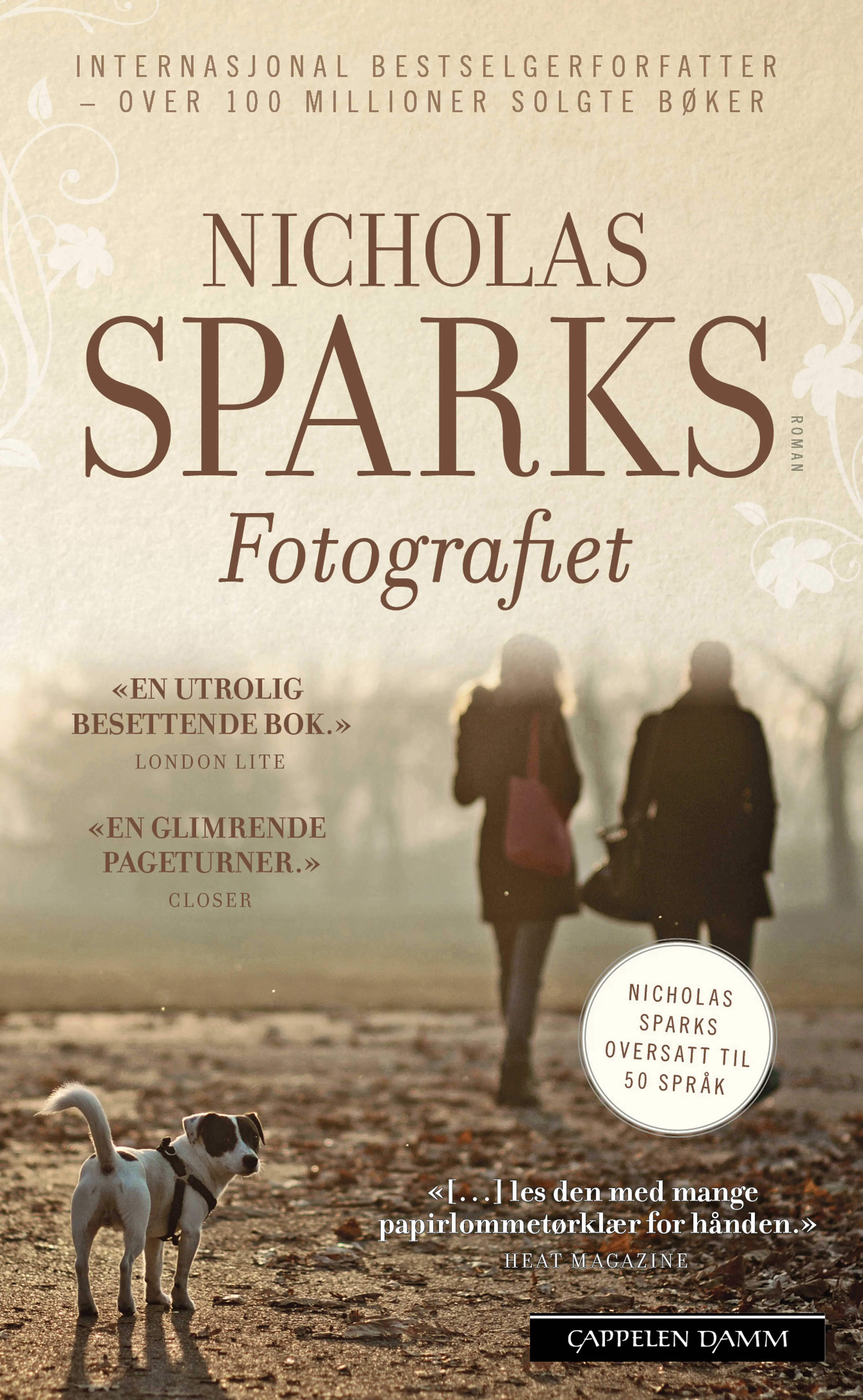 Omslag Fotografiet av Nicholas Sparks (Heftet)