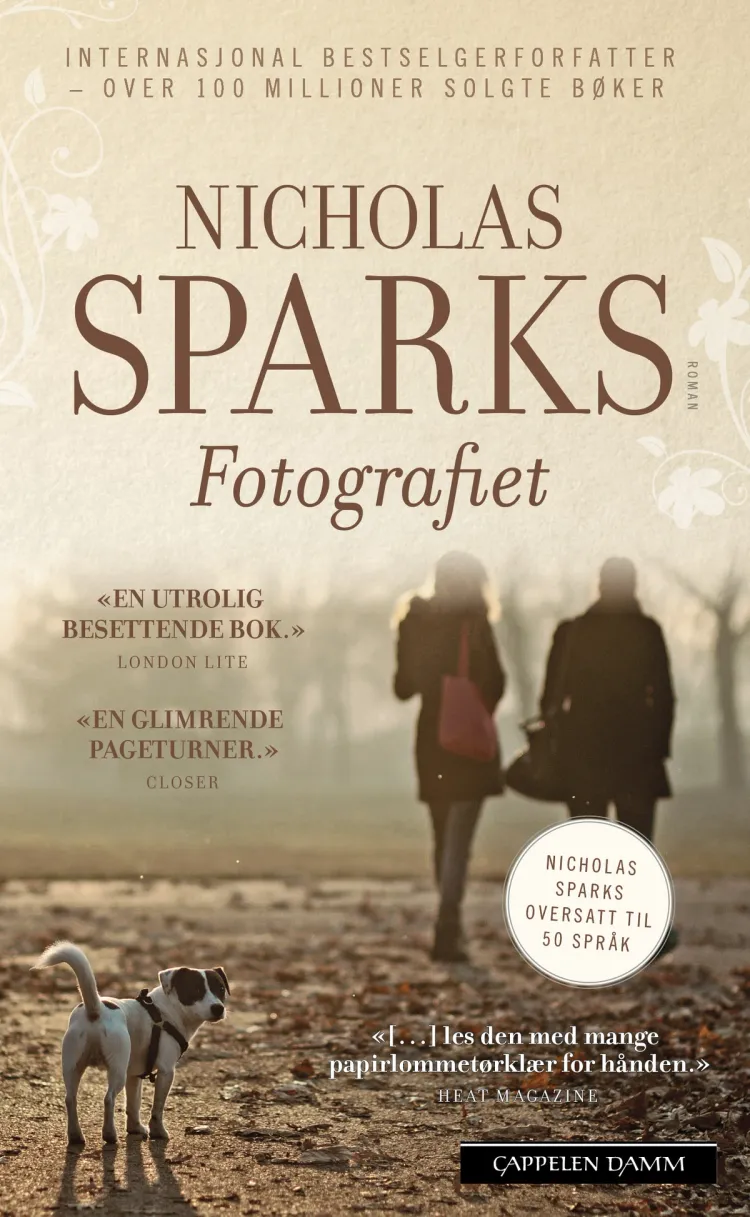 Omslag Fotografiet av Nicholas Sparks (Heftet)