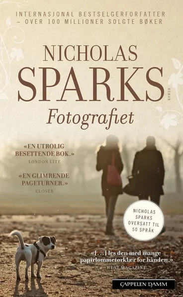 Omslag Fotografiet av Nicholas Sparks (Heftet)