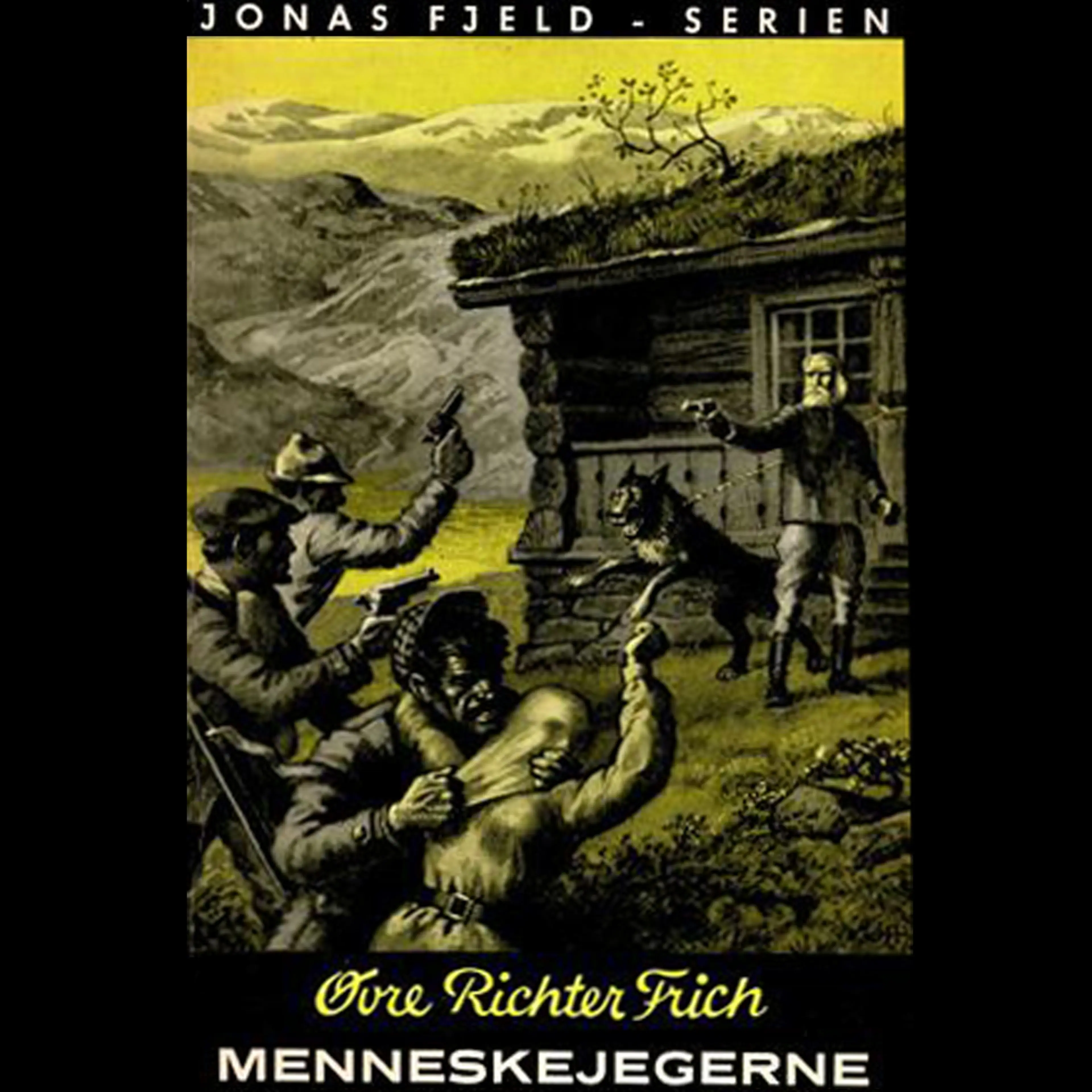 Omslag Menneskejegerne av Øvre Richter Frich (Lydbok)