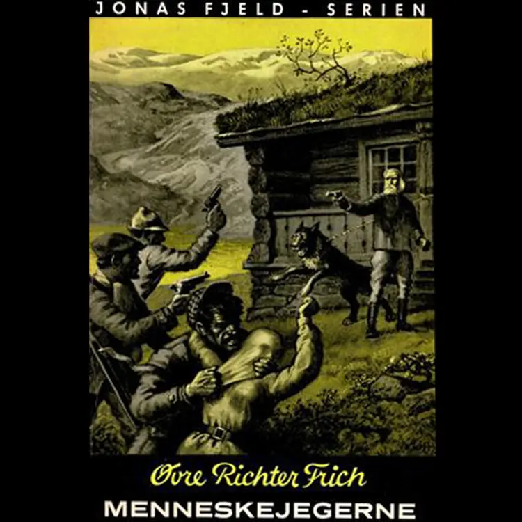 Omslag Menneskejegerne av Øvre Richter Frich (Nedlastbar lydbok)