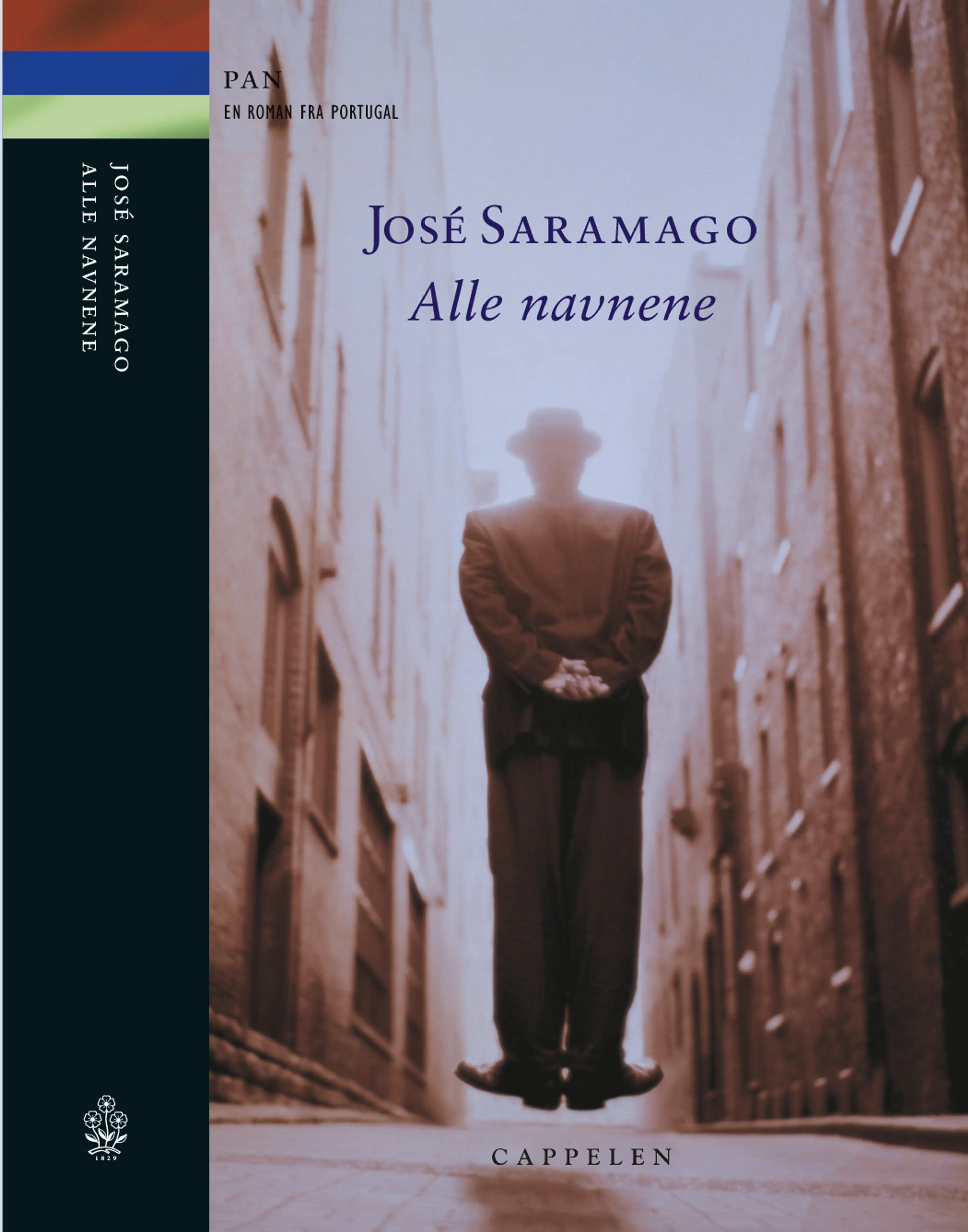 Omslag Alle navnene av José Saramago (Innbundet)