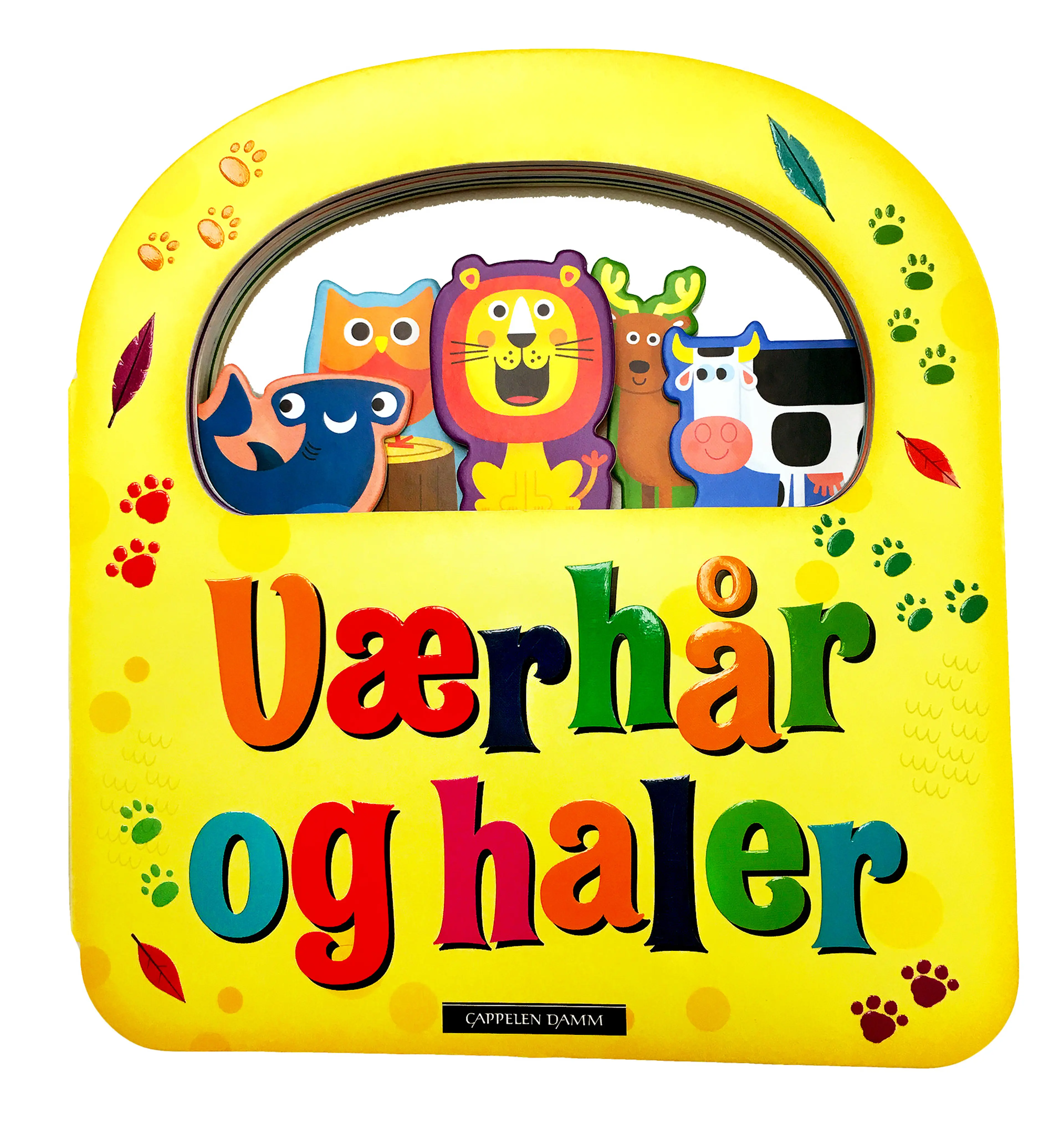 Omslag Værhår og haler (Innbundet)