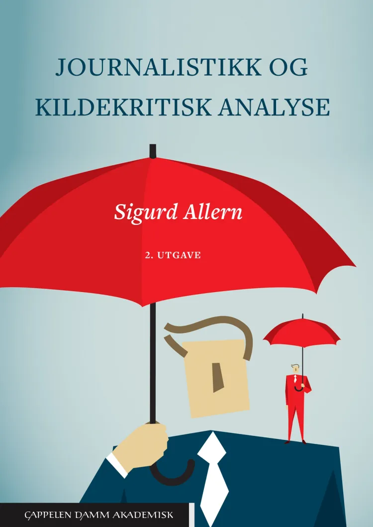 Omslag Journalistikk og kildekritisk analyse av Sigurd Allern (Heftet)