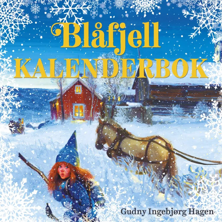 Omslag Blåfjell kalenderbok - 24 kapitler av Gudny Ingebjørg Hagen (Lydbok)