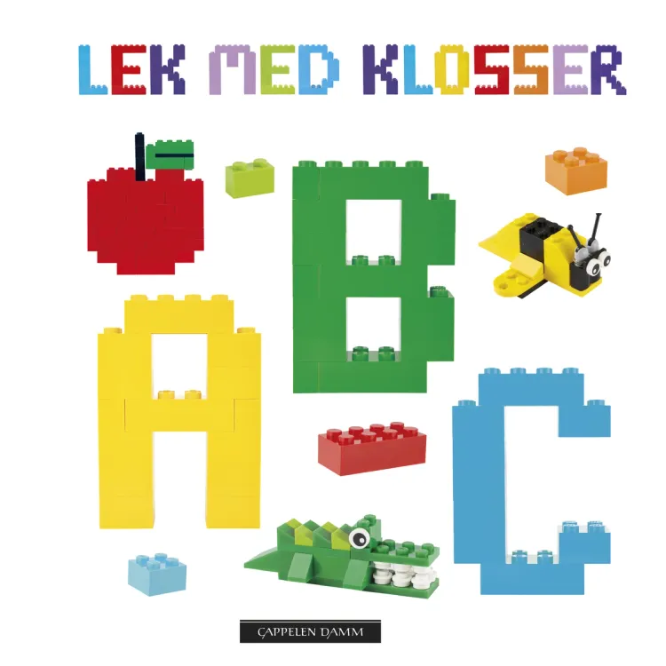Omslag Lek med klosser - ABC (Innbundet)