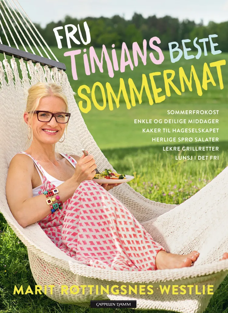 Omslag Fru Timians beste sommermat av Marit Røttingsnes Westlie (Innbundet)