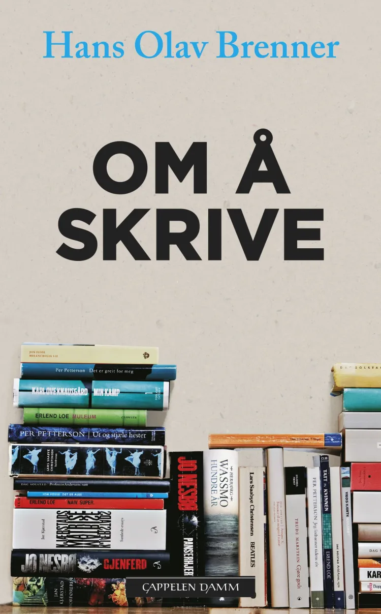 Omslag Om å skrive av Hans Olav Brenner (Heftet)