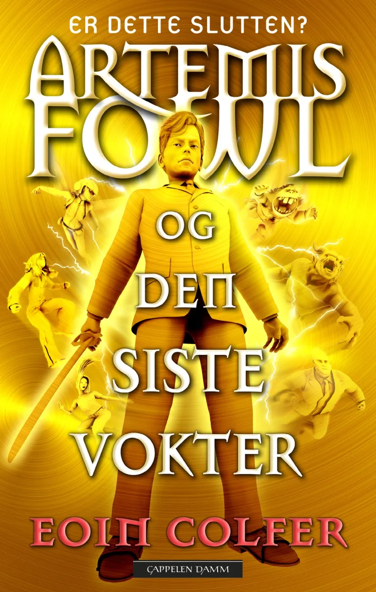 Omslag Artemis Fowl og den siste vokter av Eoin Colfer (Innbundet)